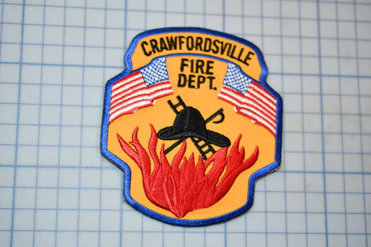 a patch with a fire department logo on it