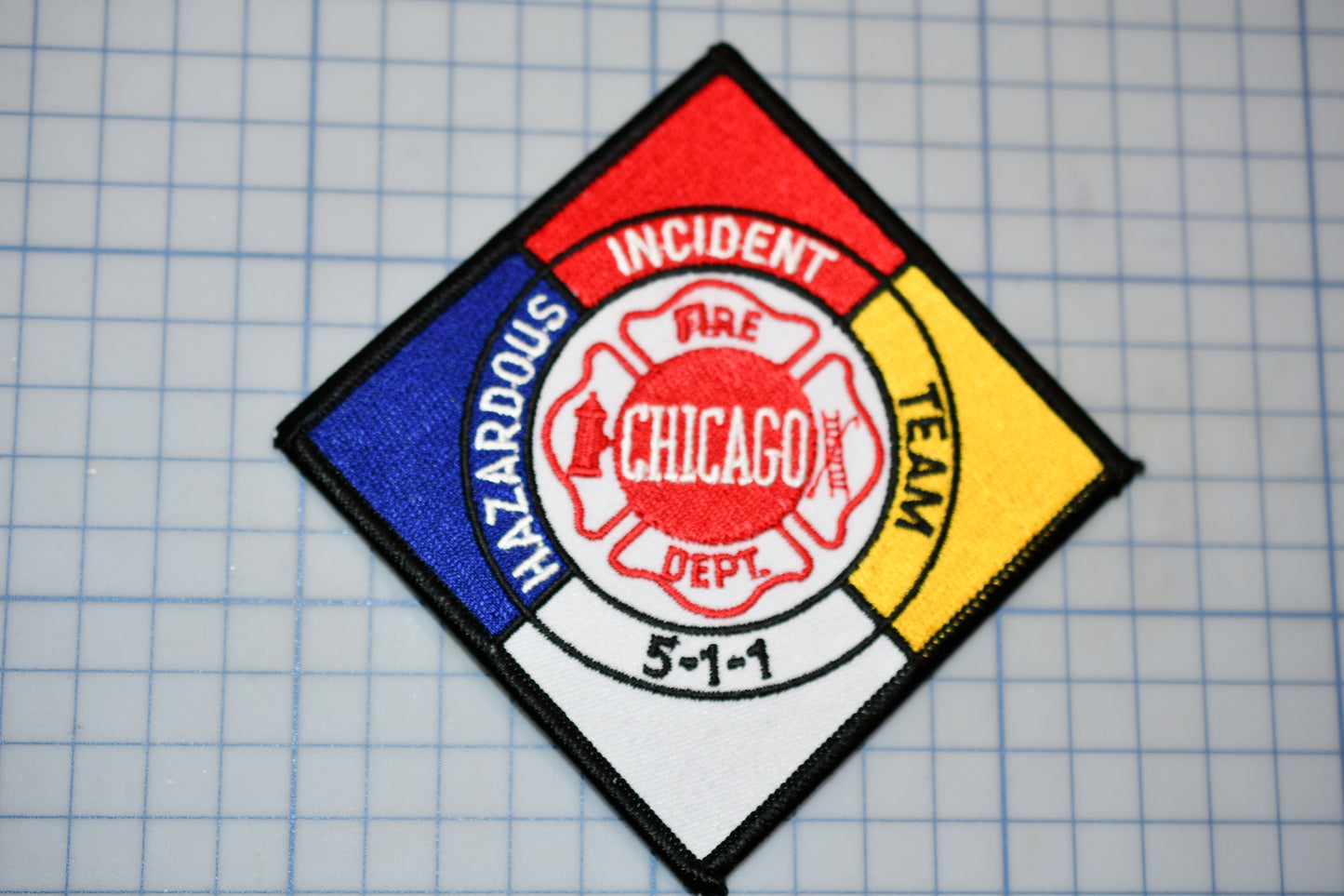 a patch with a fire department logo on it