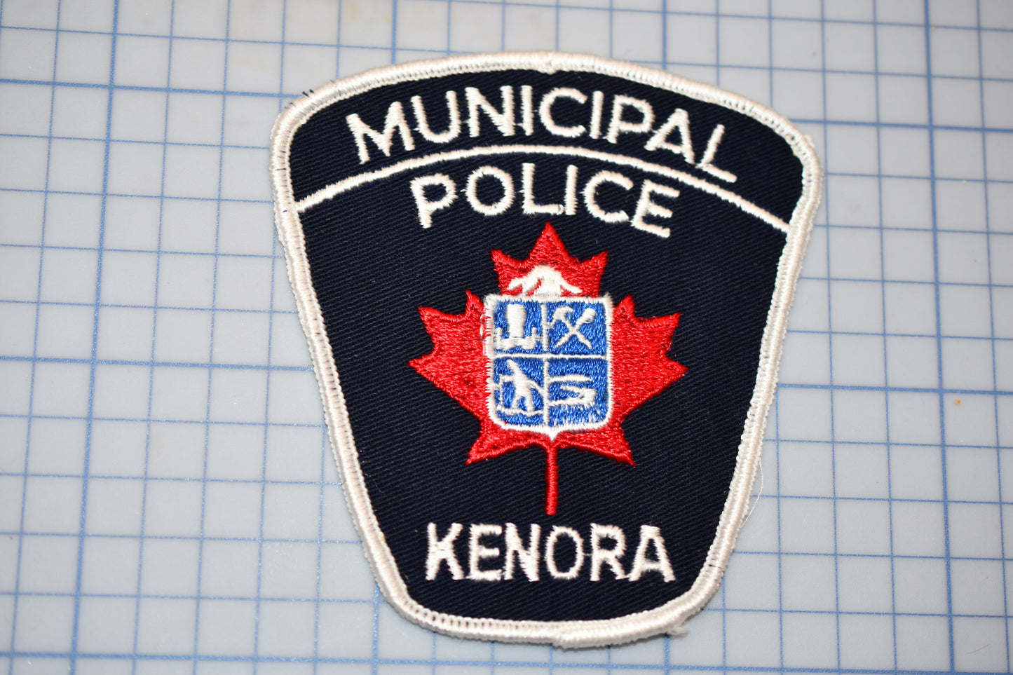 a patch of the municipal police of kenora