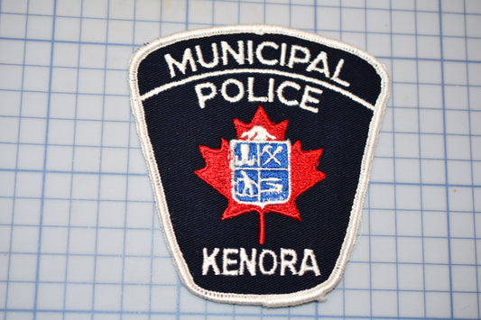 a patch of the municipal police of kenora