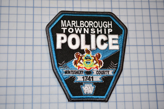 a patch with the words marlborough township police on it