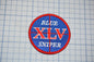 a blue and red patch with the words blue xxv snipper on it