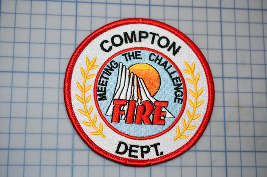 a patch with a fire department logo on it