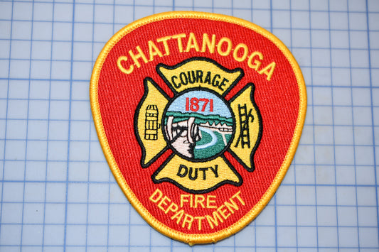 a patch with a fire department logo on it