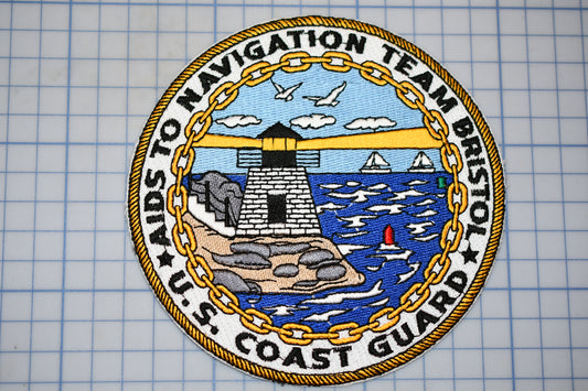 a patch with a picture of a lighthouse on it