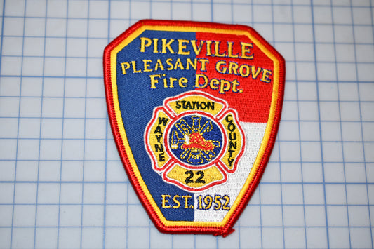 a patch that says pikesville pleasant grove fire dept