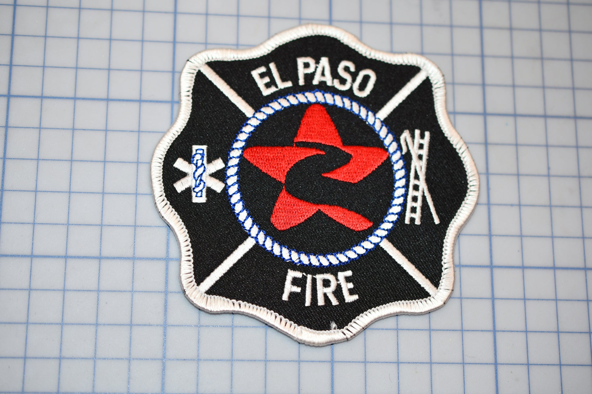 a patch that says el paso fire on it