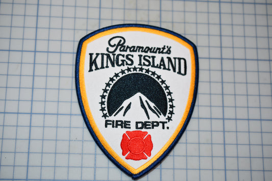 a patch with the words fire dept on it