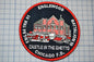 a patch with a picture of a castle in the ghetto