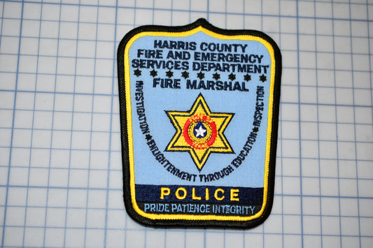 a patch with a police badge on it