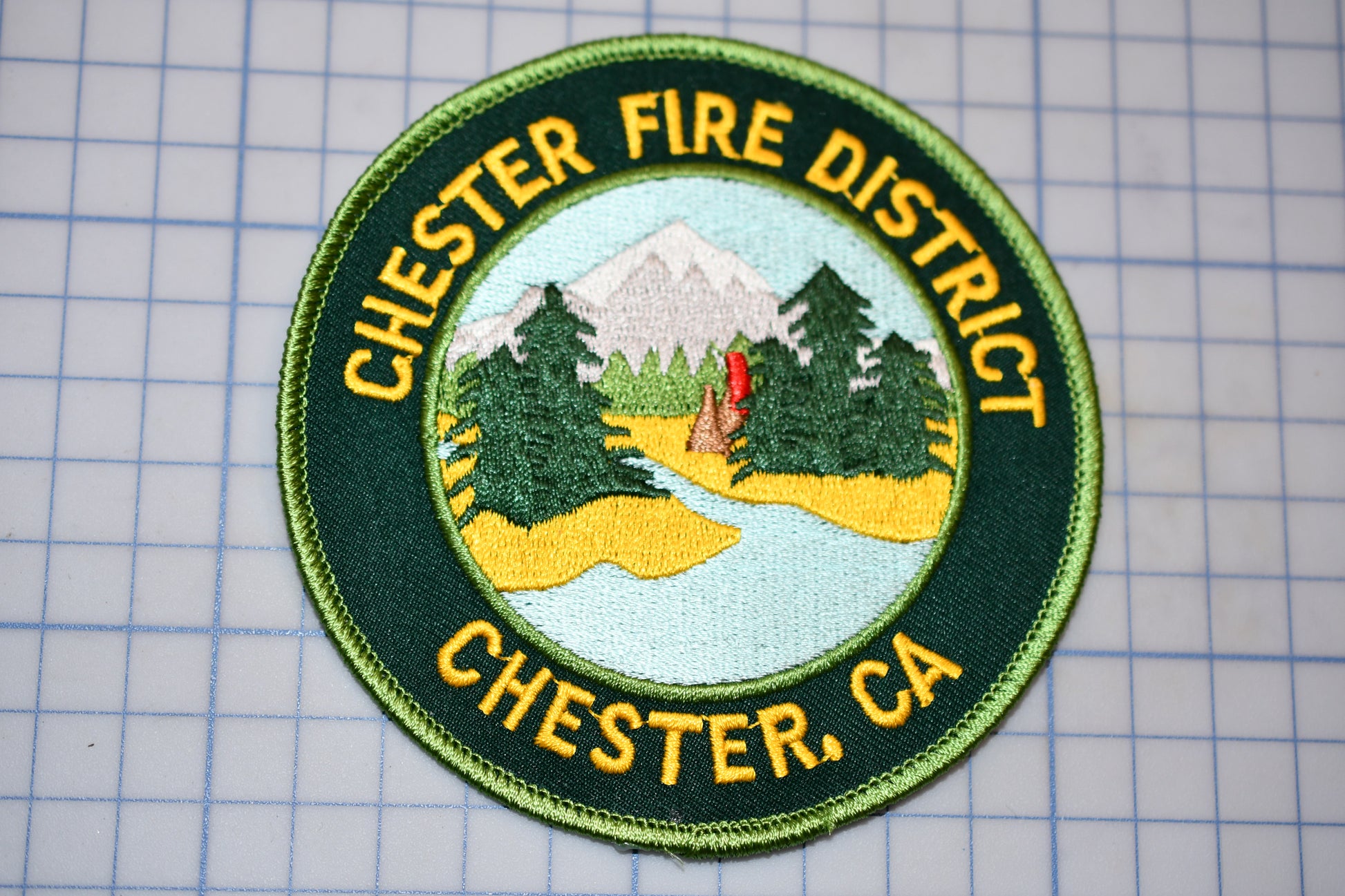 a patch that says chester fire district chester ca