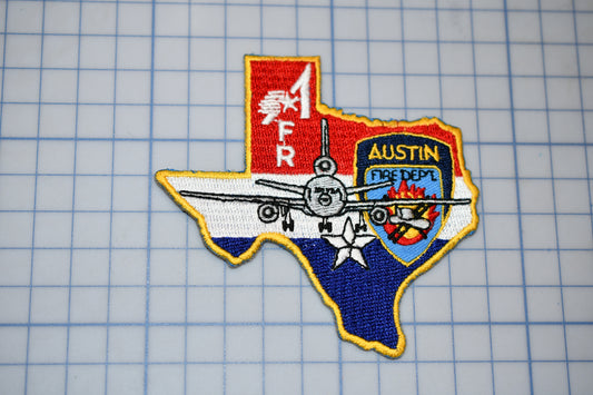 a patch with a map of the state of texas