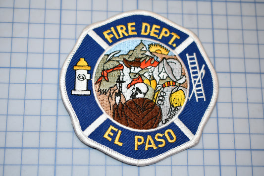 a patch with a fire department emblem on it