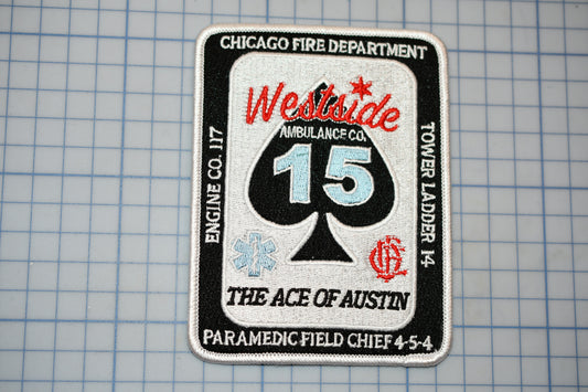 a patch with a picture of a playing card