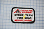 a patch that says, cascade fire equipment strike team fire gear