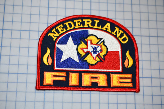 a patch with the words nederland fire on it