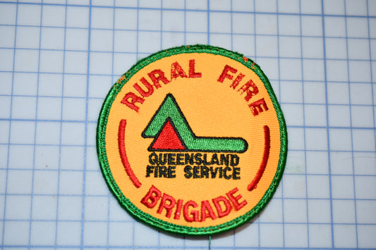 a patch with the words rural fire brigade on it