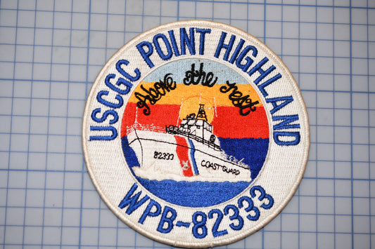 a patch with a picture of a ship on it