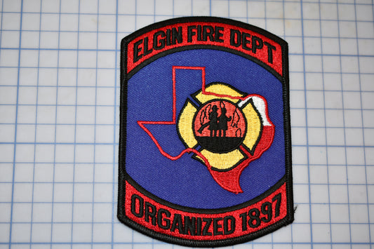 a patch with a fire department emblem on it