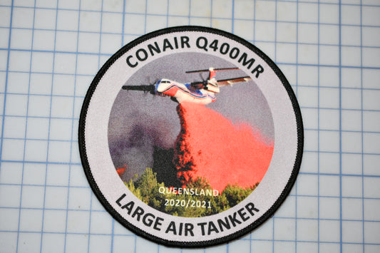 a patch with a picture of a plane on it