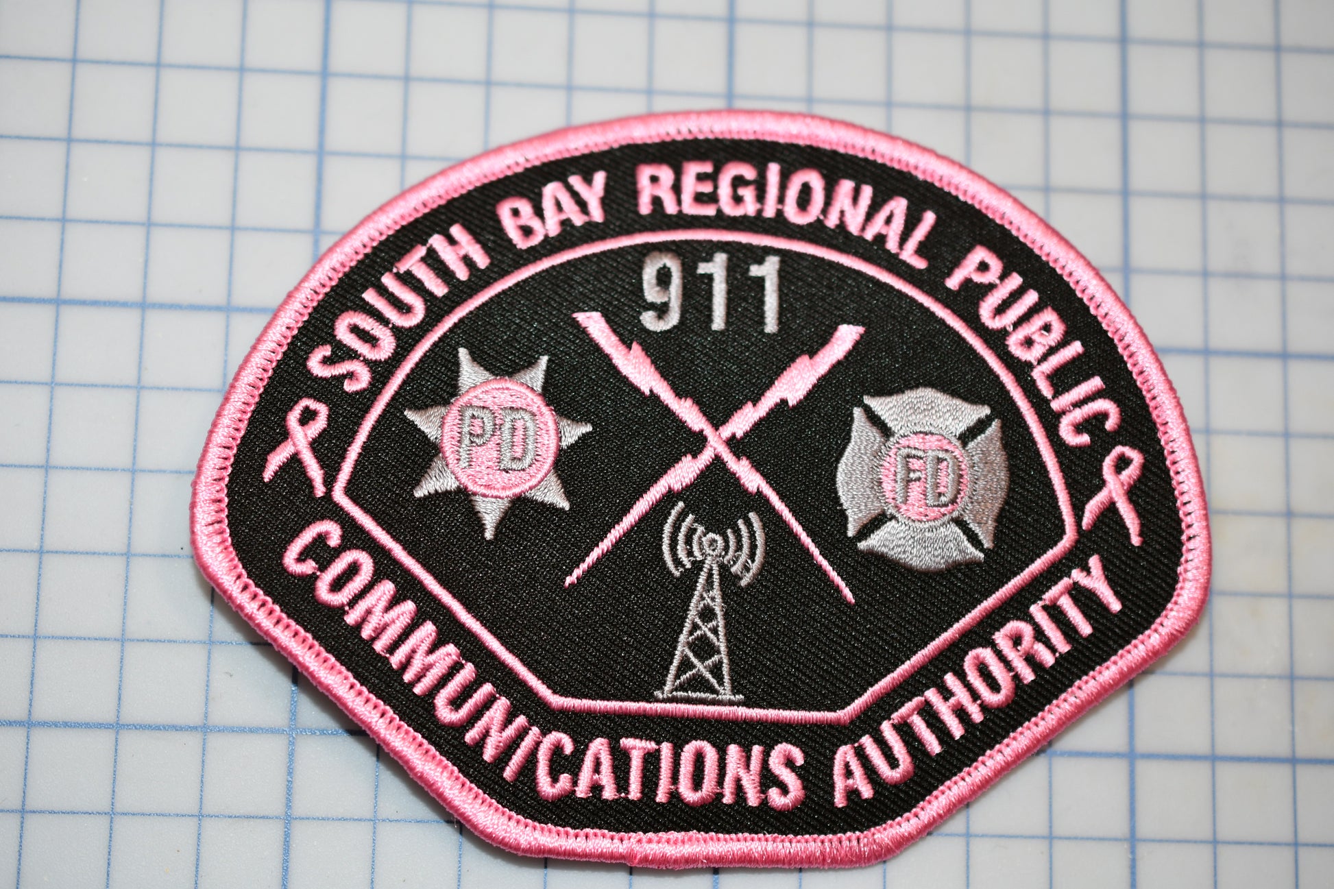 a patch that says south bay regional public communication authority