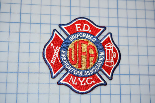 a patch with a fire department logo on it