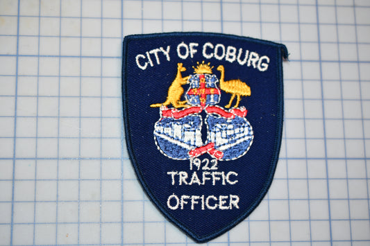 a patch of a city of coburg police officer