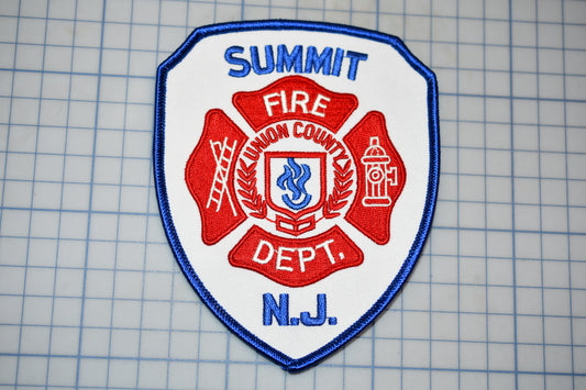 a patch with a fire department logo on it