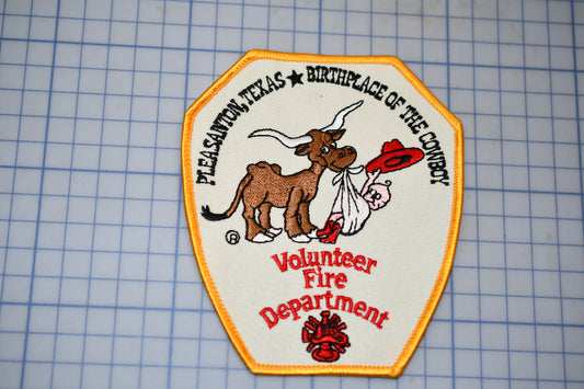 a patch that says volunteer fire department