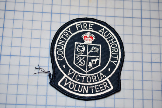 a patch with the words victoria fire authority on it