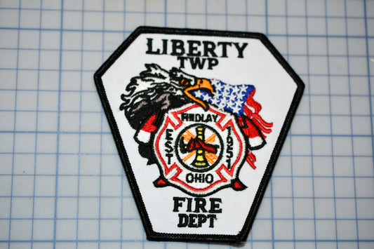 a patch with a fire department emblem on it