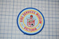 a patch with the words fire services museum victoria on it