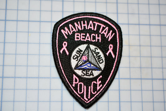 a patch with the words manhattan beach police on it