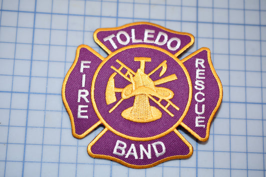 a patch with a fire department logo on it