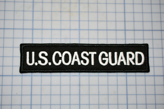 a patch that says u s coast guard on it