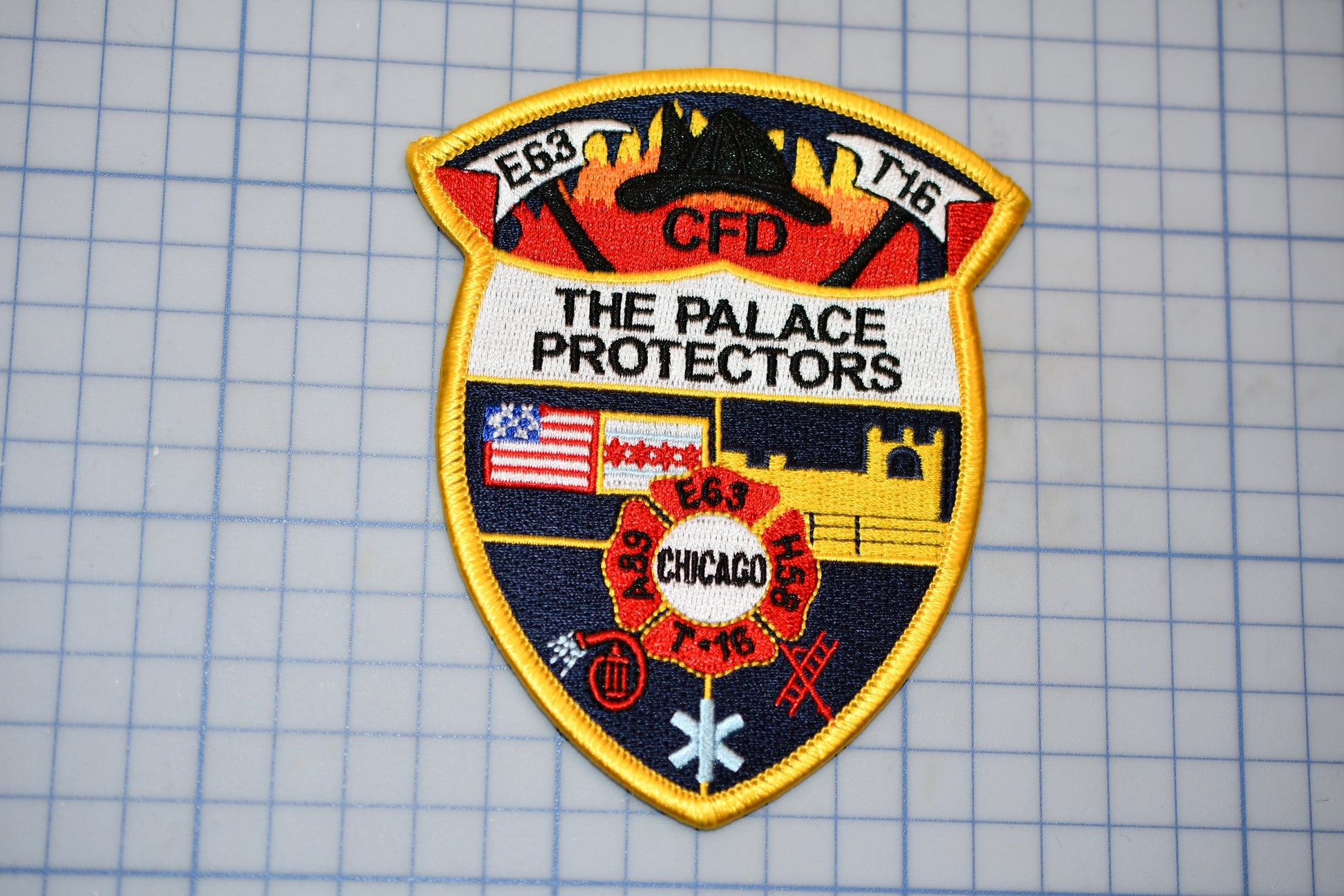 a patch with the words the palace protectors on it