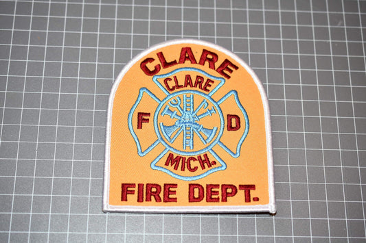 Clare Michigan Fire Department Patch (U.S. Fire Patches)