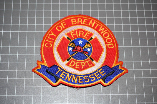 City Of Brentwood Tennessee Fire Department Patch (B8)