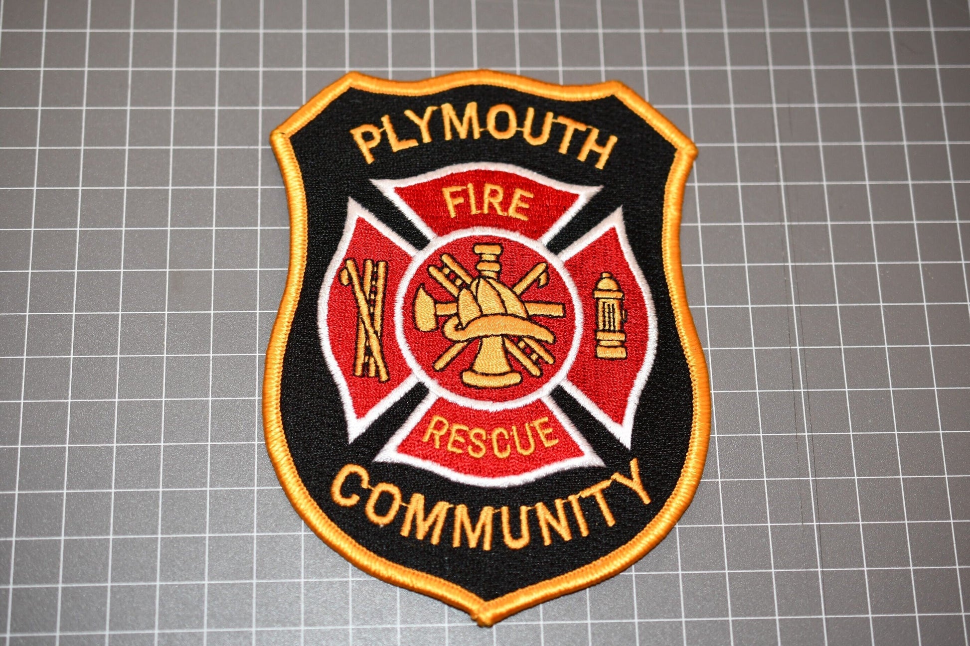 Plymouth Community Ohio Fire Rescue Patch (B23-156)