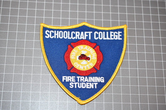 Schoolcraft College Michigan Fire Training Student Patch (B23-155)