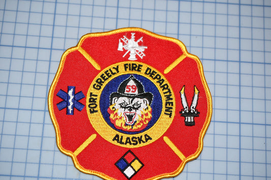 Fort Greely Alaska Fire Department Patch (B28-318)