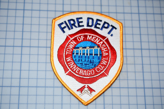 Town Of Menasha Wisconsin Fire Department Patch (B28-317)