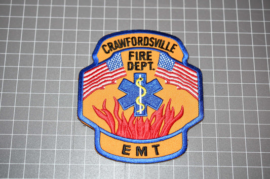 Crawfordsville Fire Department EMT Patch (B19)