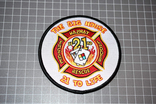 Jacksonville Fire Department &quot;21 To Life&quot; Patch (B19)