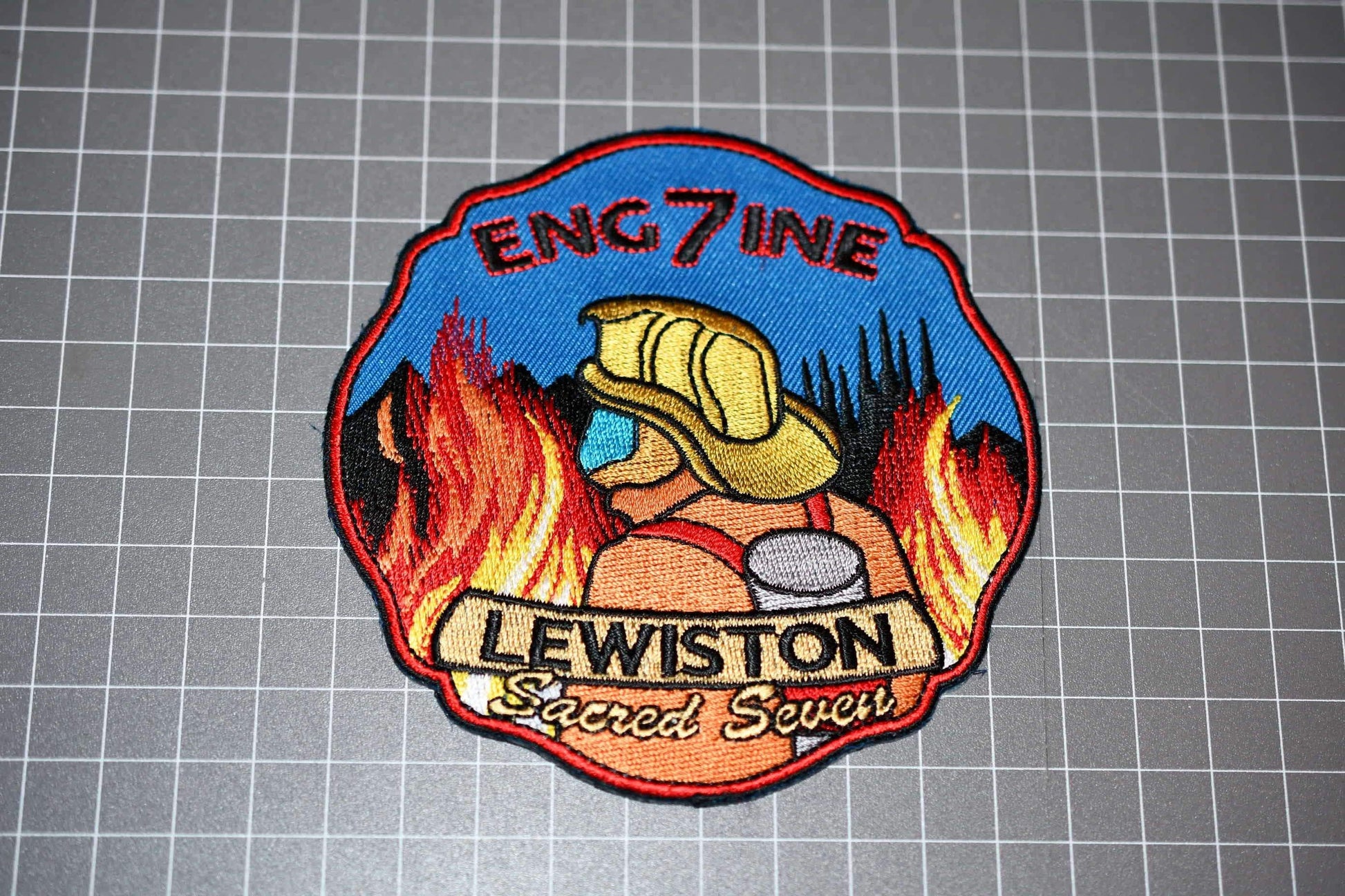 Lewiston Fire Department Engine 7 Patch (B19)