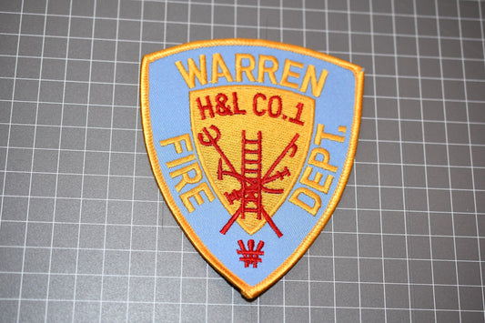 Warren Rhode Island Fire Department Patch (B23-149)