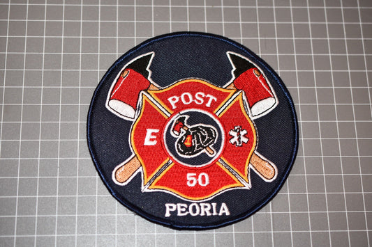 Peoria Illinois Fire Department Post 50 Patch (B23-153)