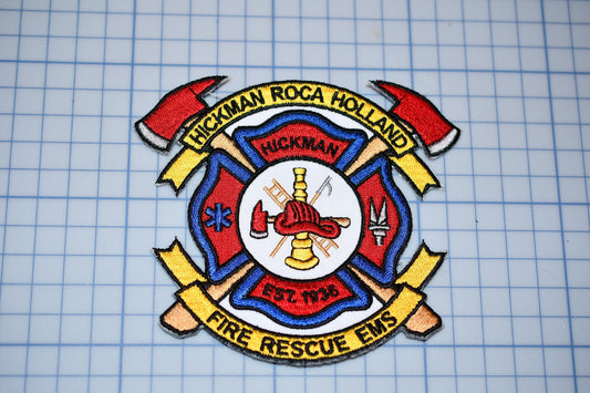 Hickman Nebraska Rural Fire And Rescue Patch (B24)