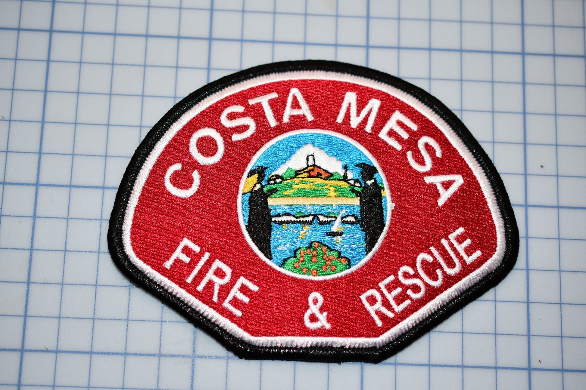 Costa Mesa California Fire Rescue Patch (B25-201)