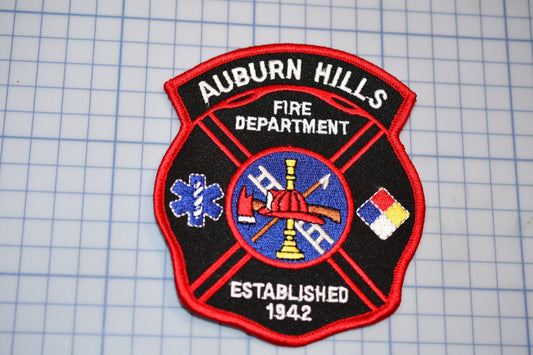 Auburn Hills Michigan Fire Department Patch (B29-361)